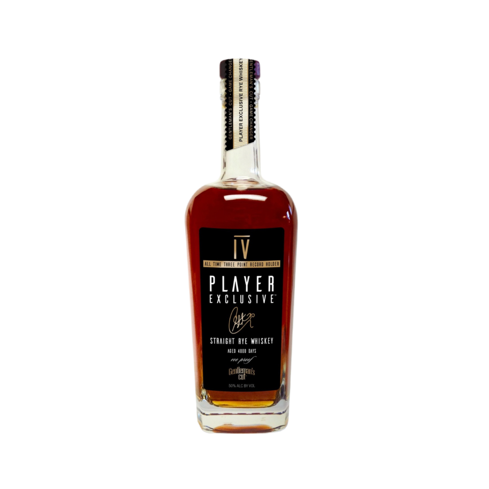Gentleman's Cut Steph Curry Player Exclusive IV Edition Rye Whiskey