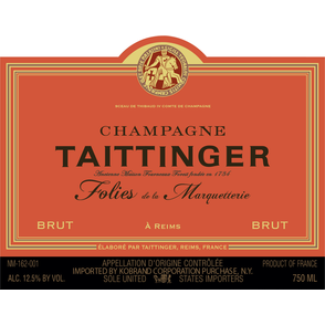 Champagne Taittinger Champagne Brut Les Folies de la Marquetterie