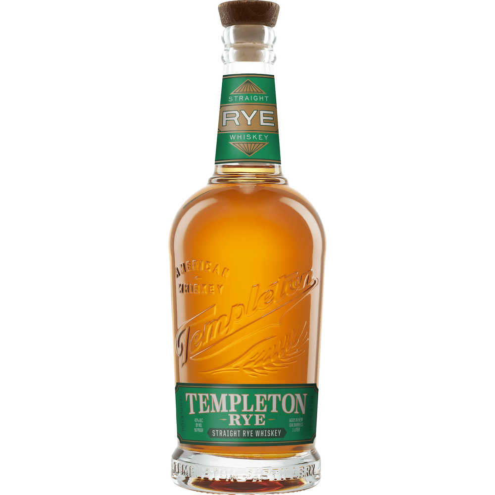 Templeton Aged In New Oak Barrels  Straight Rye Whiskey