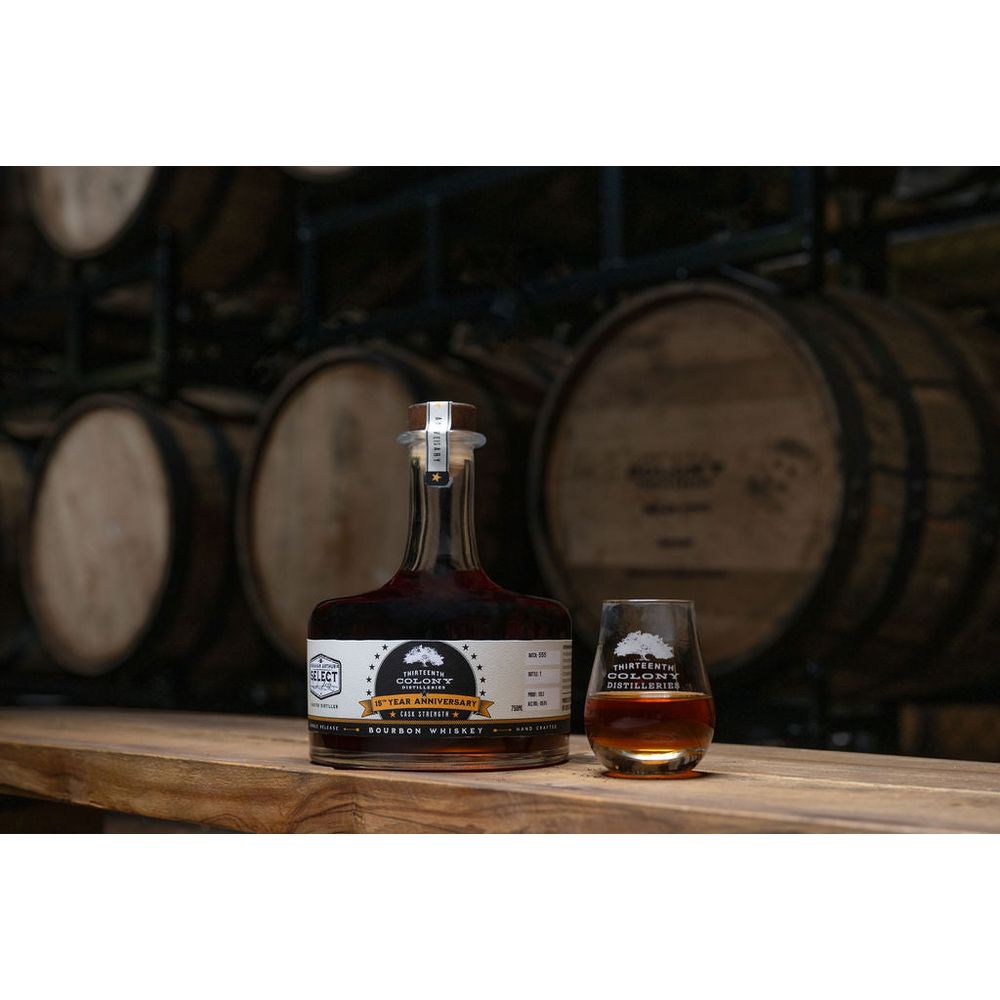 Thirteenth Colony Distillery 15th Anniversary Cask Strength Bourbon 139.2 Proof