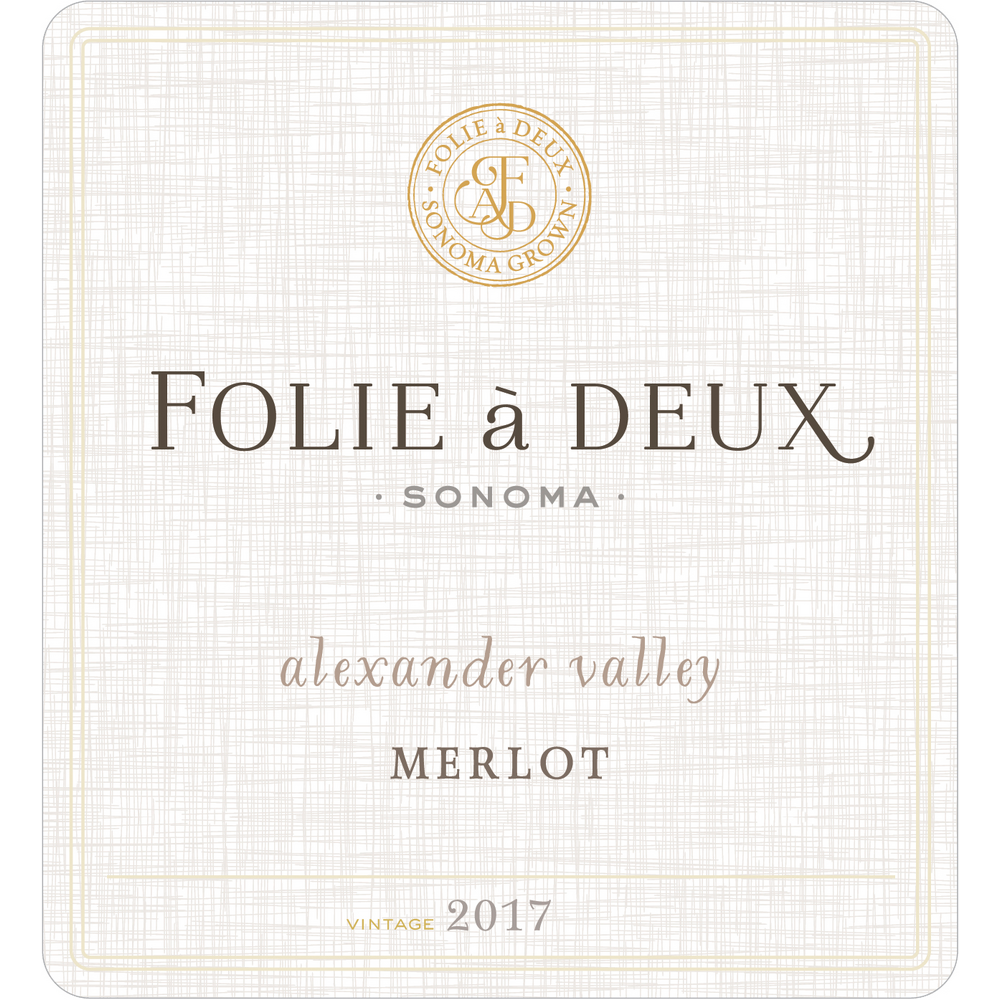 Folie A Deux Alexander Valley Merlot 750ml