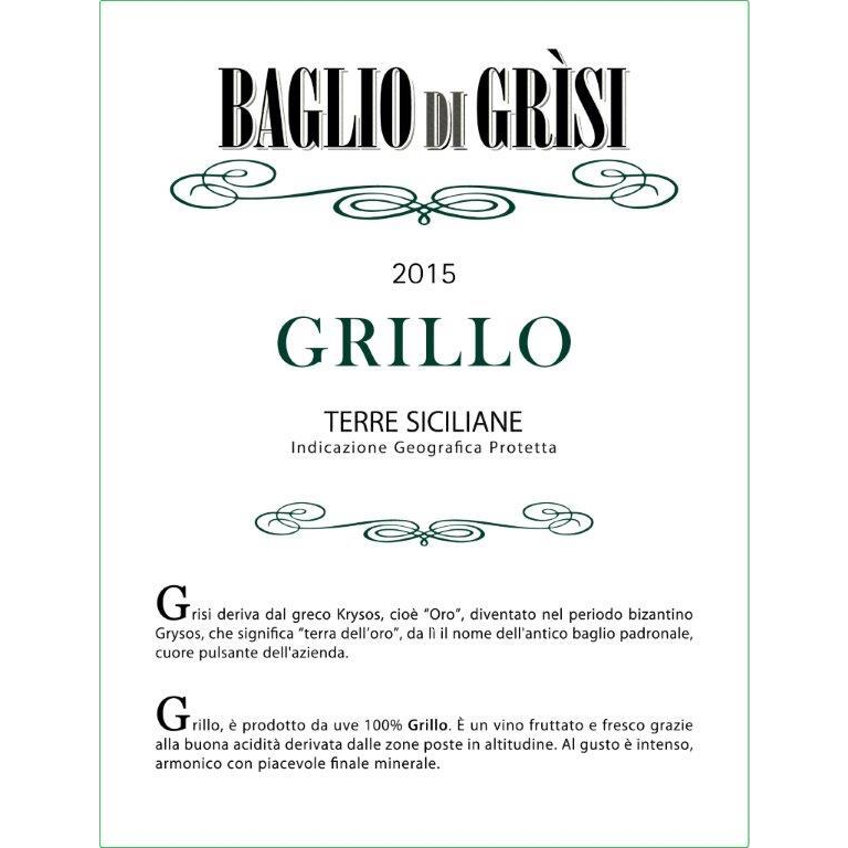 Baglio Di Grisi Sicily Grillo 750ml