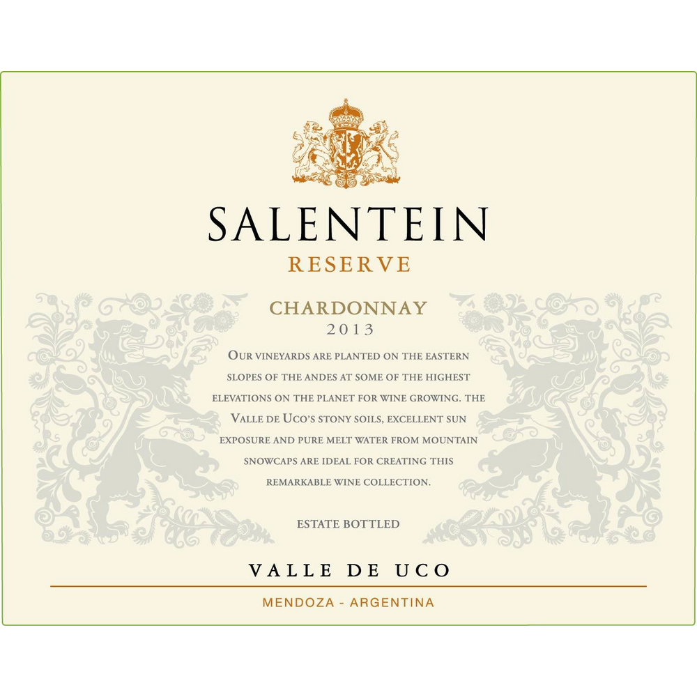 Salentein Valle De Uco Reserve Chardonnay 750ml