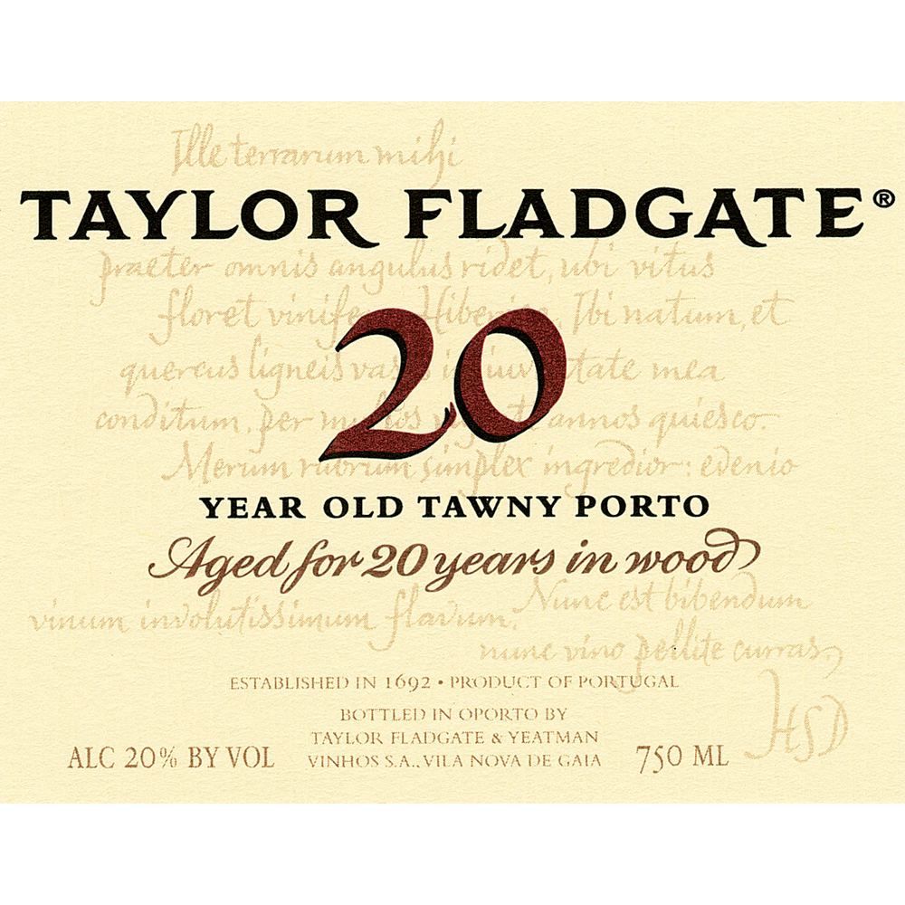Taylor Fladgate Aged Tawny Port 20Yr 750ml