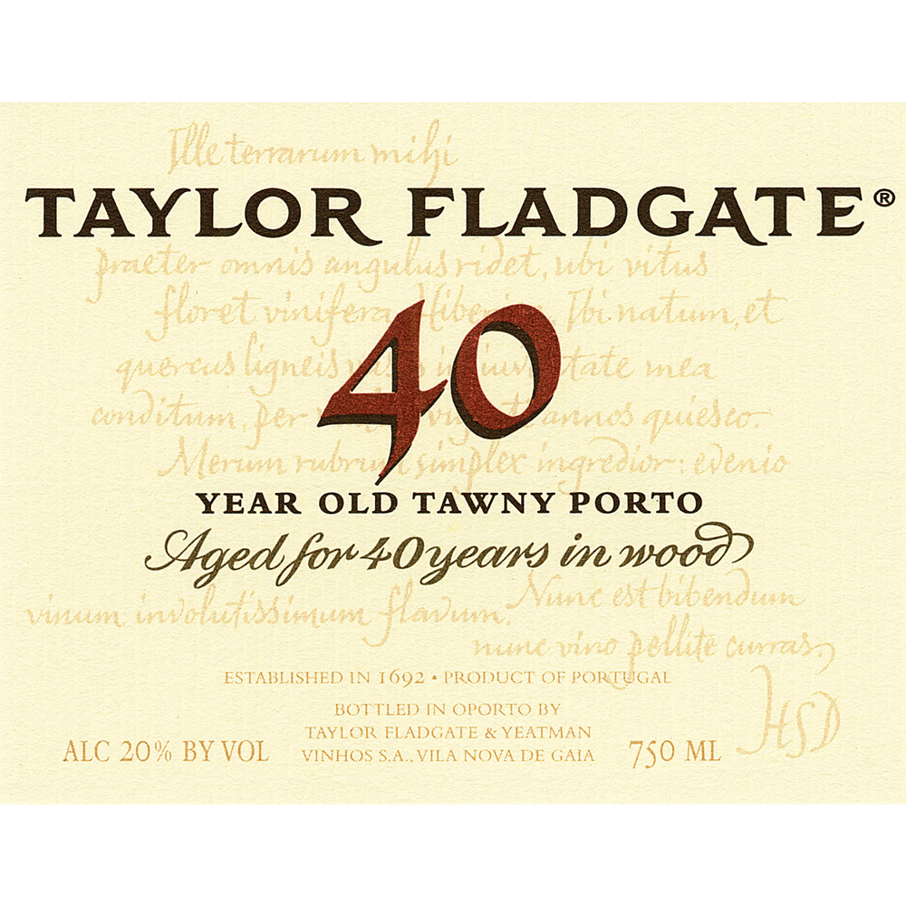 Taylor Fladgate Aged Tawny Port 40Yr 750ml