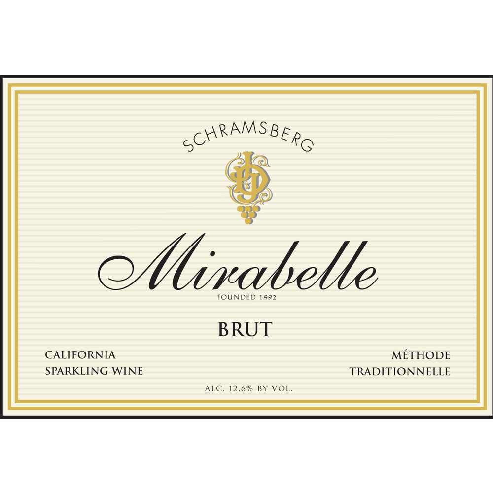 Schramsberg Mirabelle North Coast Brut Sparkling Blend 750ml