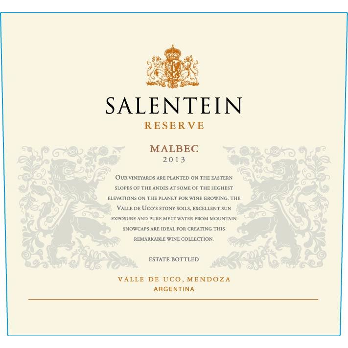 Salentein Valle De Uco Reserve Malbec 750ml
