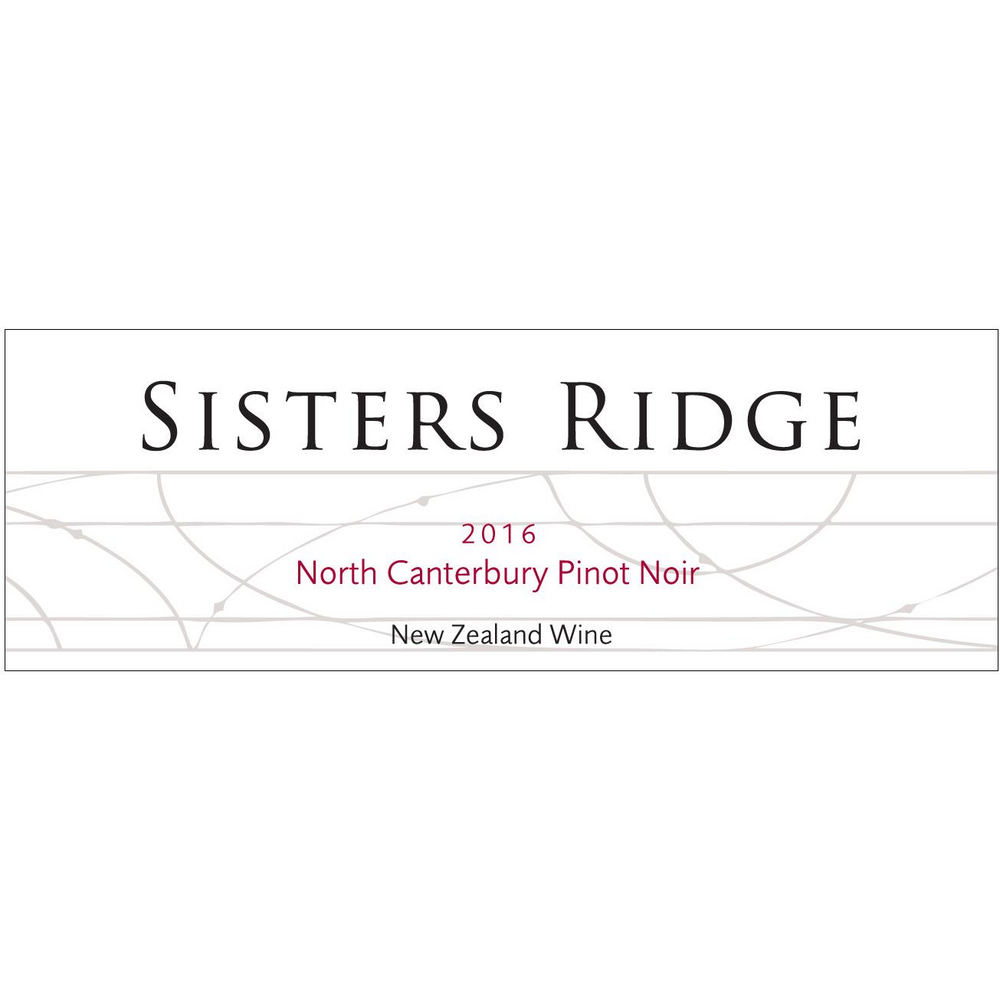Sisters Ridge North Canterbury Pinot Noir 750ml