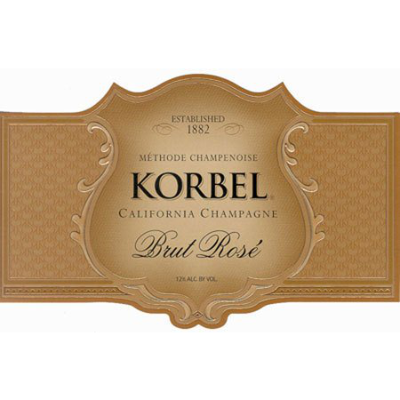 Korbel Sparkling California Champagne Brut Rose 750ml