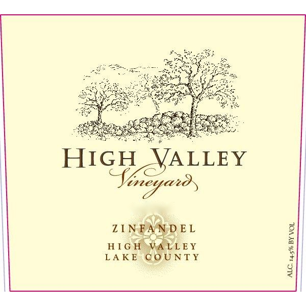 High Valley Lake County Zinfandel 750ml