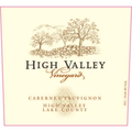 High Valley Lake County Cabernet Sauvignon 750ml