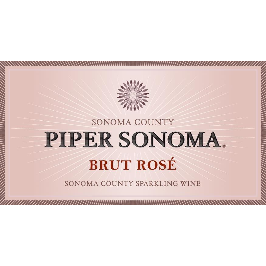 Piper Sonoma Sonoma County Brut Rose 750ml New Label