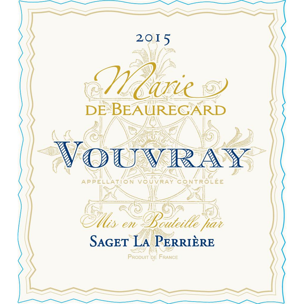 Marie de Beuaregard Vouvray 750ml