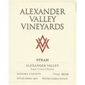 Alexander Valley Vineyards Estate Syrah 750ml