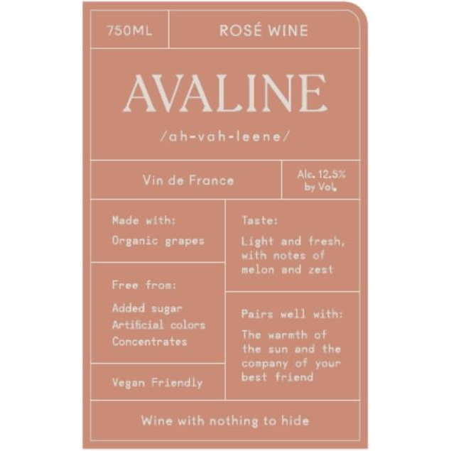 Avaline Cotes De Provence Rose 750ml