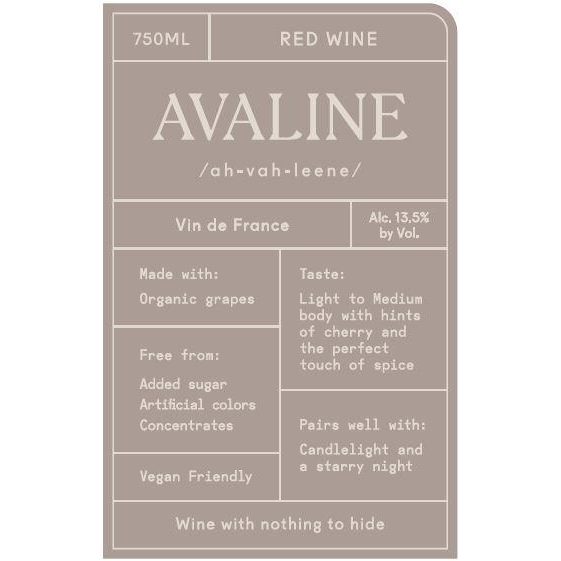 Avaline France Red Blend 750ml