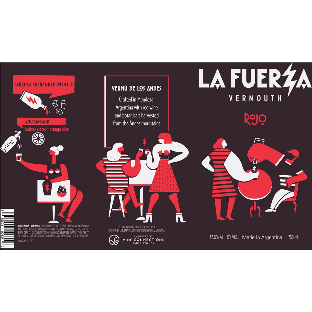 La Fuerza Mendoza Rojo Vermouth 750ml