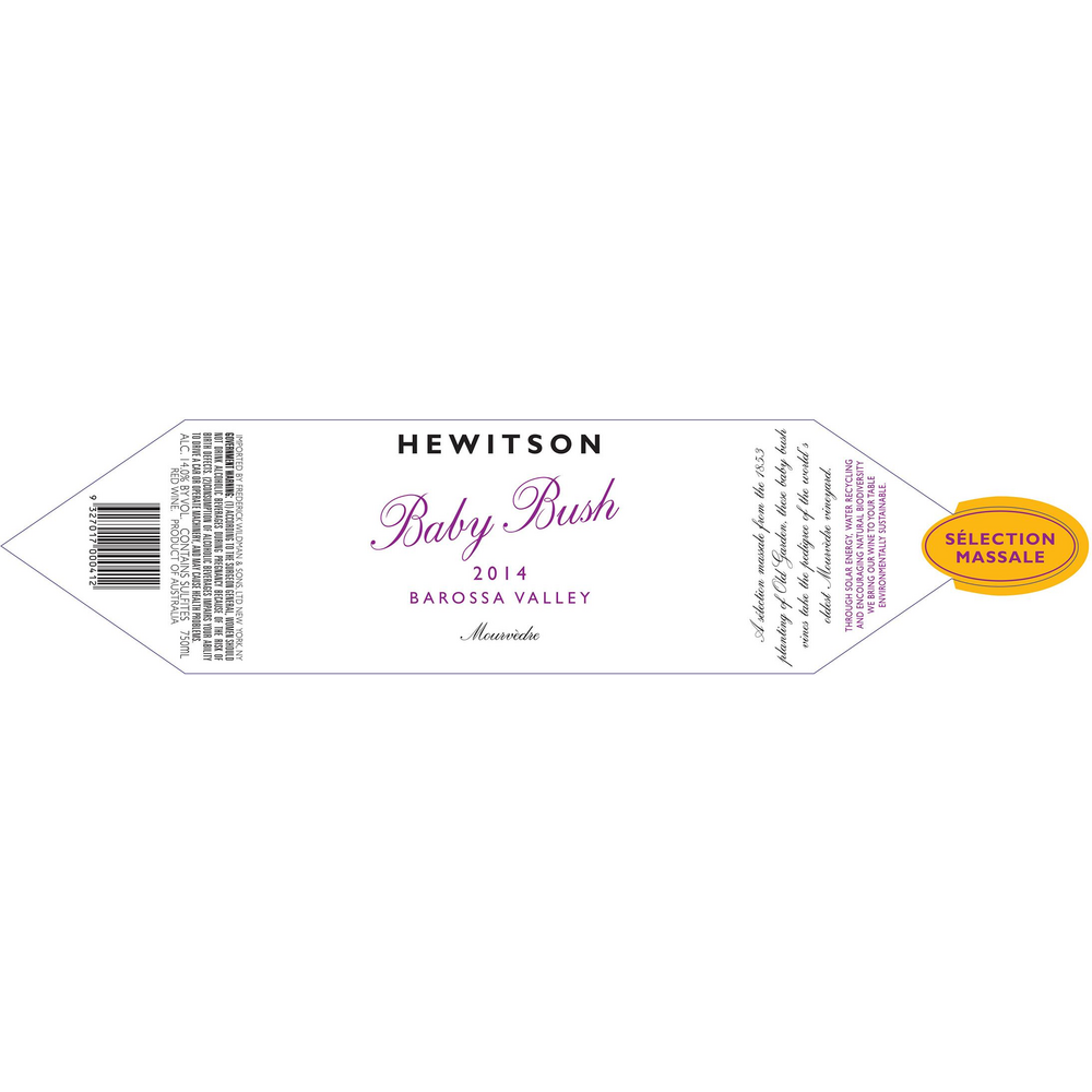 Hewitson Barossa Valley Baby Bush Mourvedre 750ml