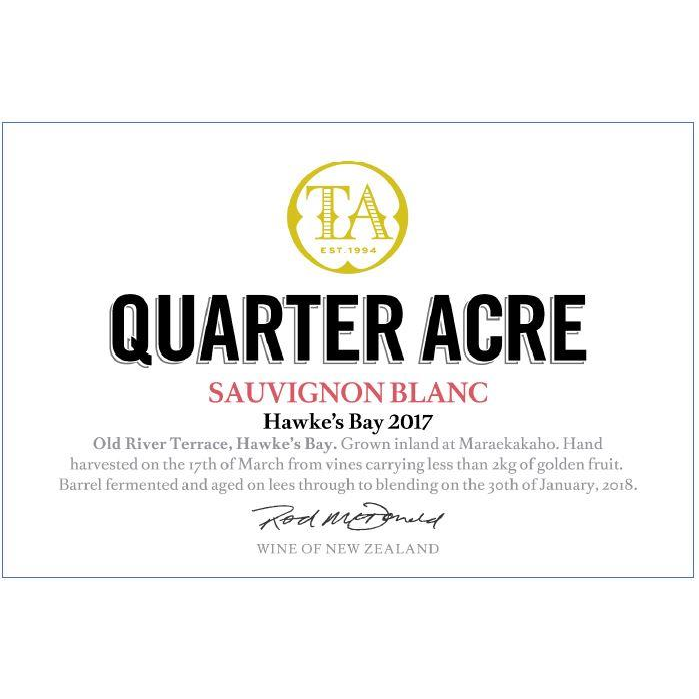Quarter Acre Hawke's Bay Sauvignon Blanc 750ml