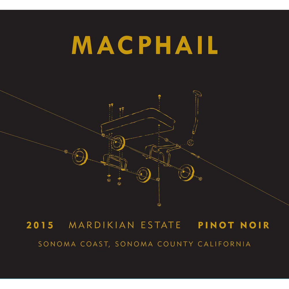 MacPhail Sonoma Coast Mardikian Vineyard Pinot Noir 750ml UPC Code