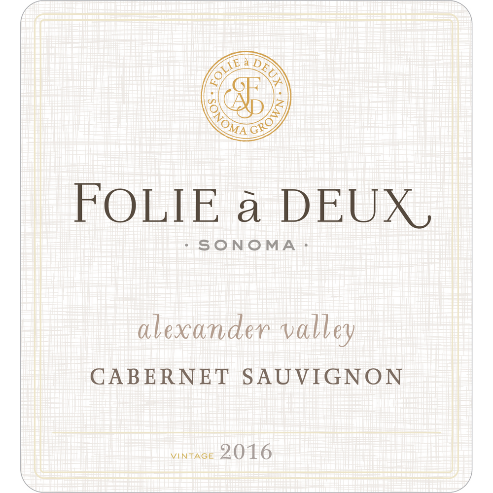 Folie A Deux Alexander Valley Cabernet Sauvignon 750ml