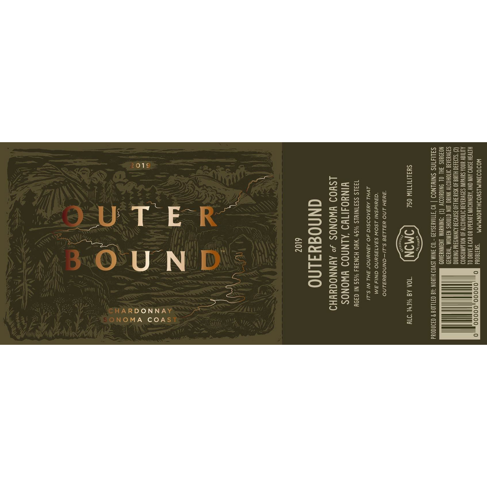 Outerbound Sonoma Coast Chardonnay 750ml