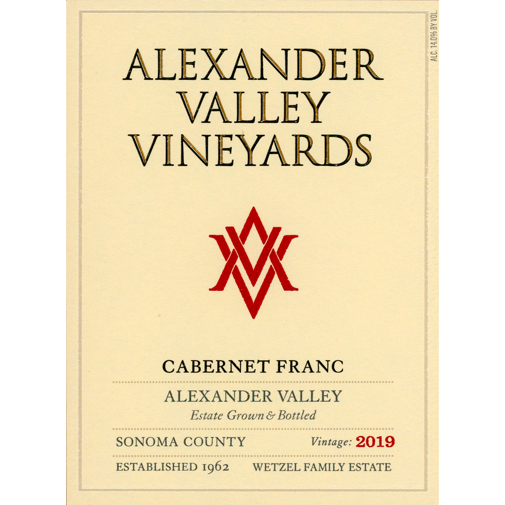 Alexander Valley Vineyards Estate Cabernet Franc 750ml