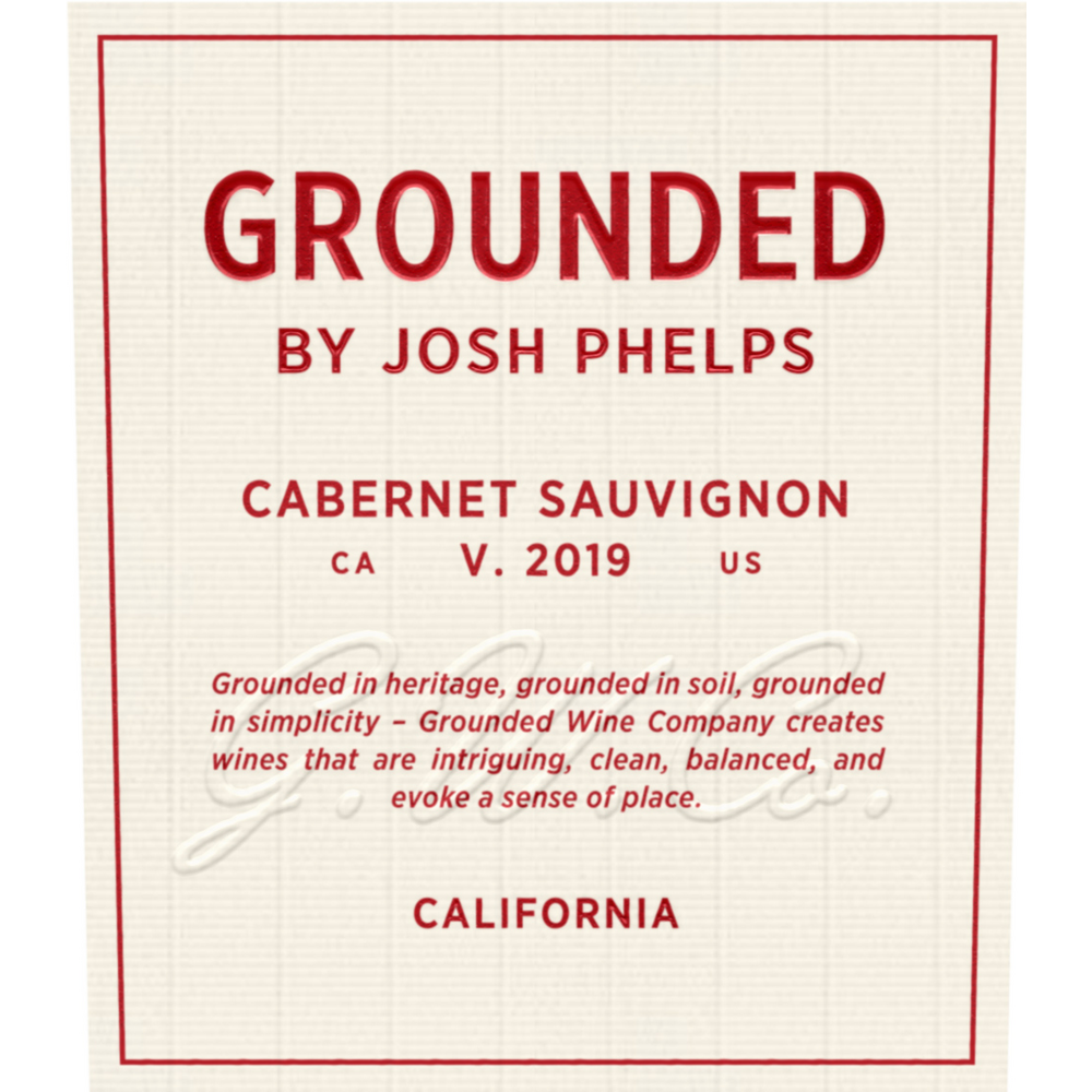 Grounded by Josh Phelps California Cabernet Sauvignon 750ml