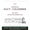 Chateau Haut Colombier Cotes De Bordeaux Blaye AOC Red Bordeaux Blend 750ml