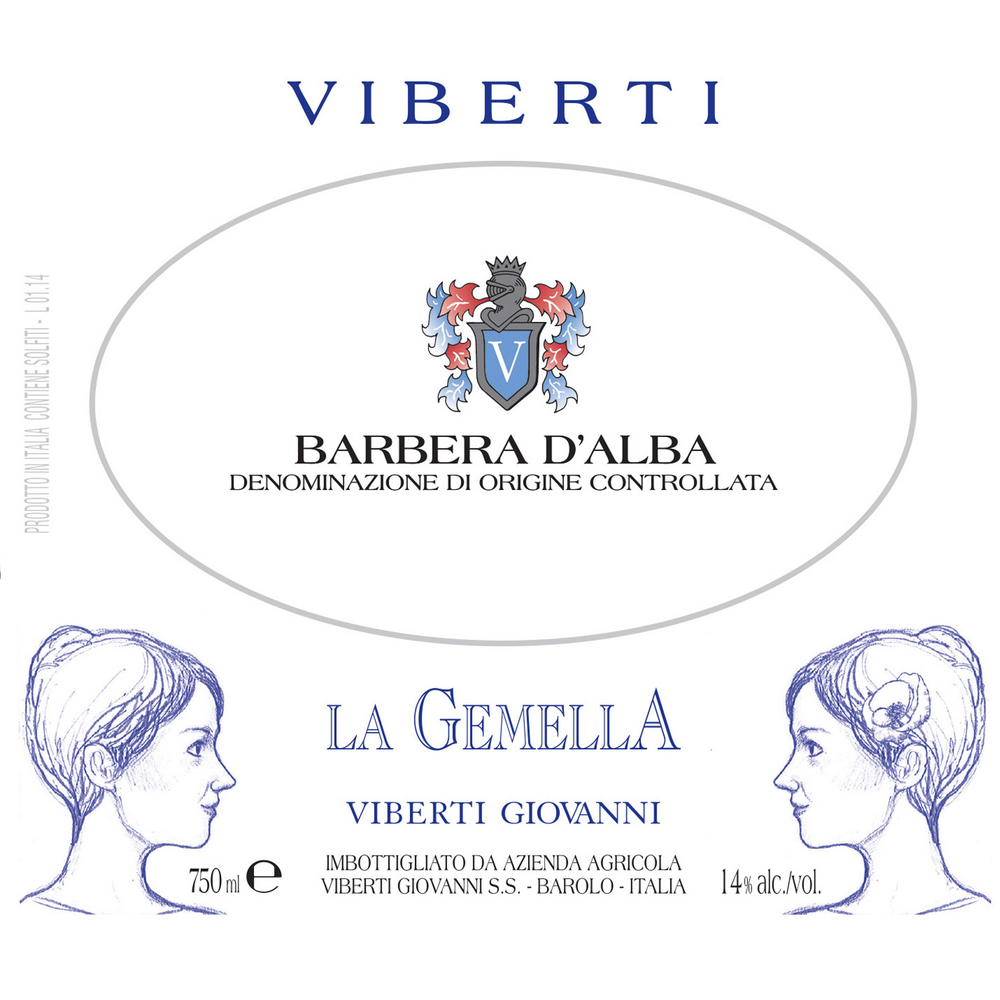 Viberti Barbera D'Alba La Gemella Barbera 750ml