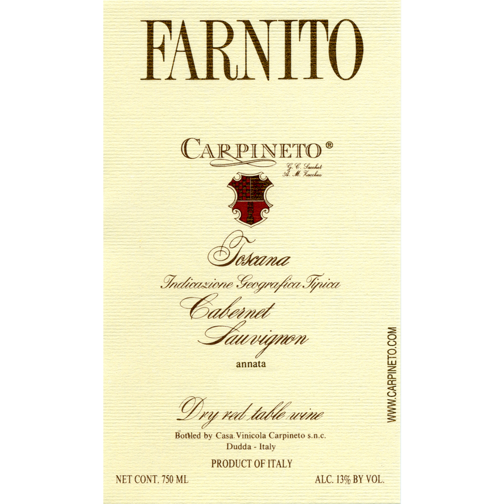 Carpineto Farnito Tuscany Cabernet Sauvignon 750ml