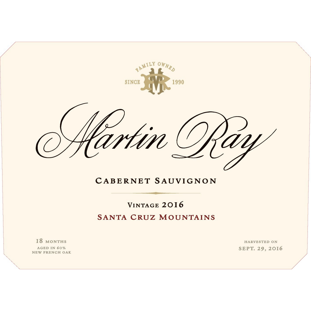 Martin Ray Santa Cruz Mountains Cabernet Sauvignon 750ml