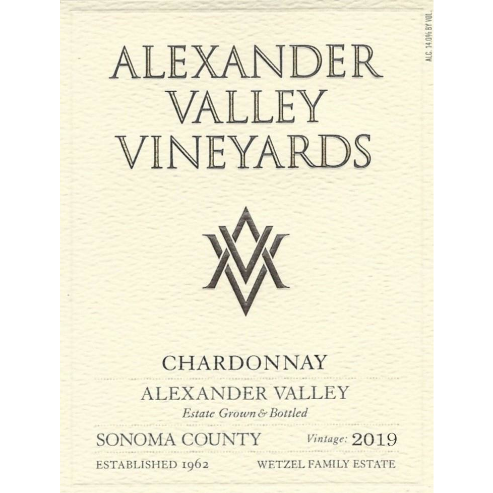 Alexander Valley Vineyards Estate Chardonnay 750ml