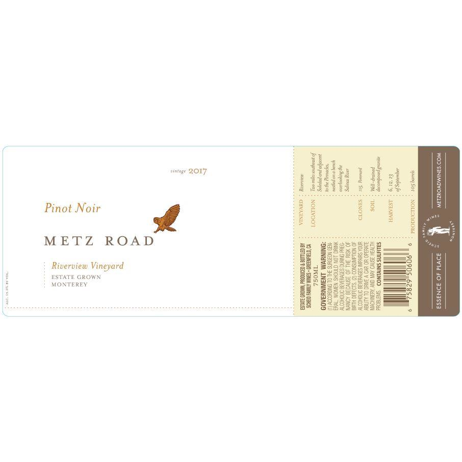 Metz Road Monterey Riverview Vineyard Pinot Noir 750ml