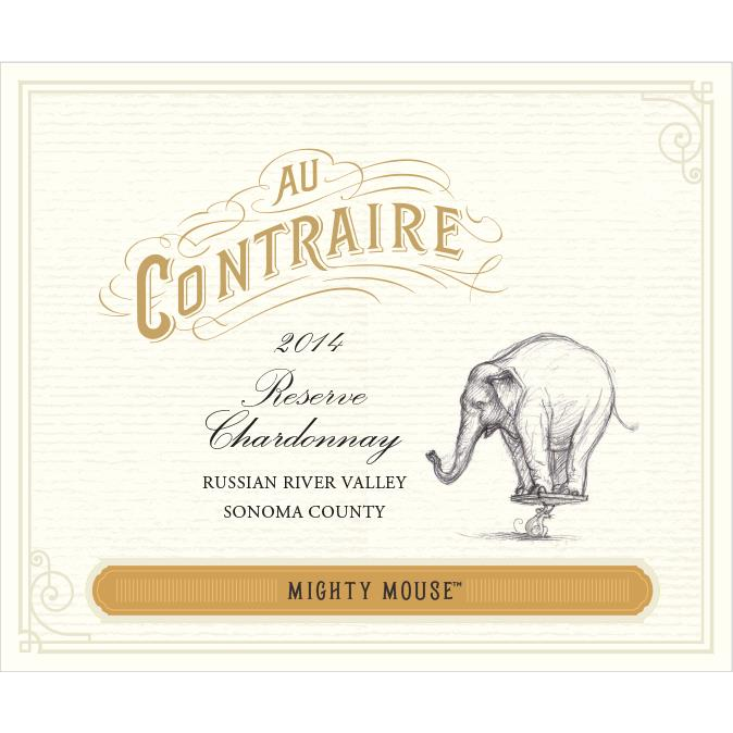 Au Contraire Mighty Mouse Russian River Valley Chardonnay 750ml