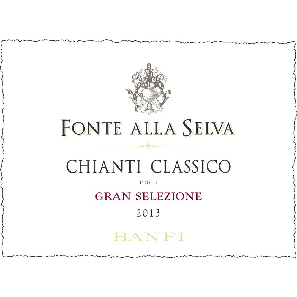 Banfi Fonte Alla Selva Gran Selezione Chianti Classico DOCG Sangiovese 750ml
