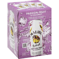Malibu Splash Passion Fruit & Coconut 4pk Cans