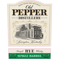 Old Pepper Distillery Single Barrel Straight Rye Whiskey