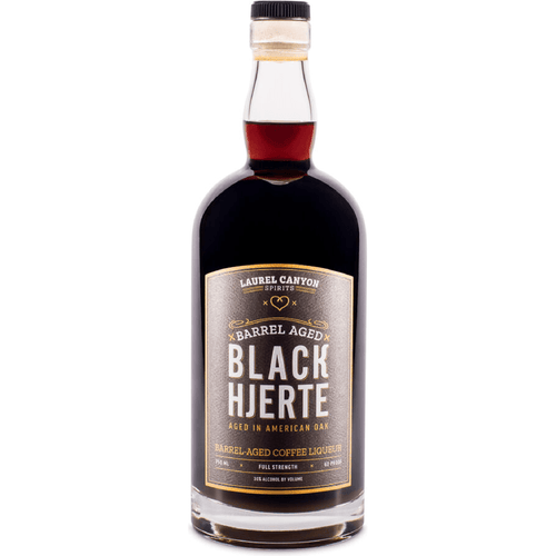 750 ML Black Hjerte Coffee Liqueur Barrel Aged Blood Orange