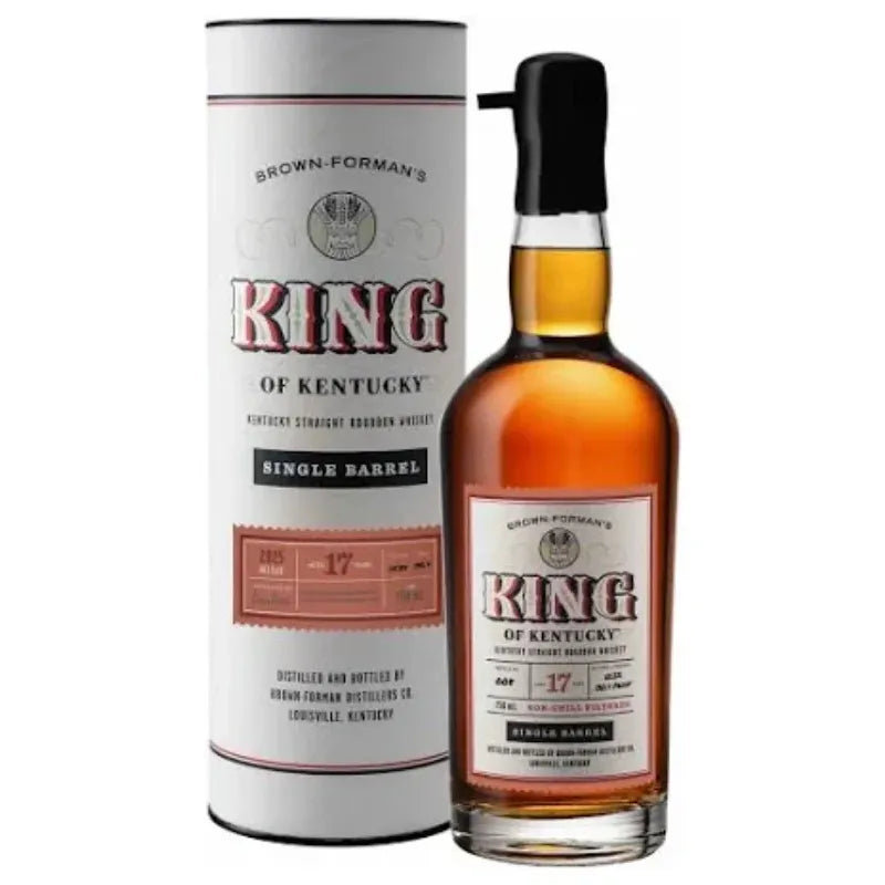 King Of Kentucky 17 Year Old Bourbon 2025 Release Single Barrel #44 129.2 Proof