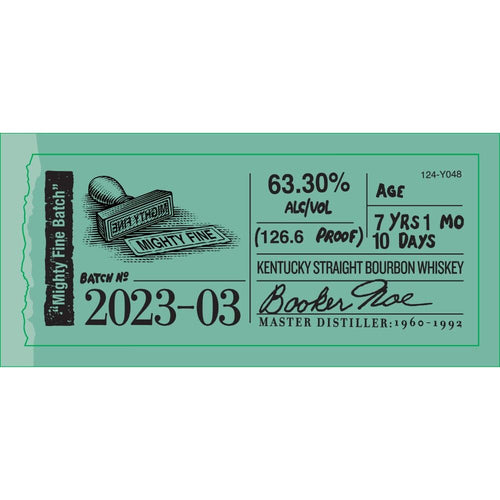 Booker’s Bourbon "Mighty Fine Batch" 2023-03