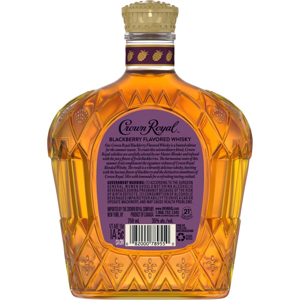 Crown Royal Blackberry Flavored Whisky