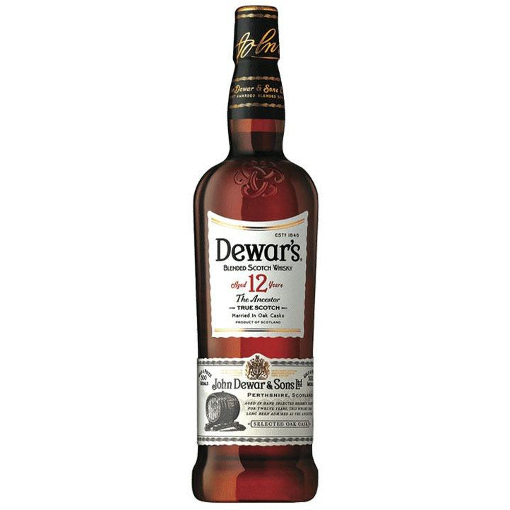 Dewar's 12 Year Scotch Whiskey