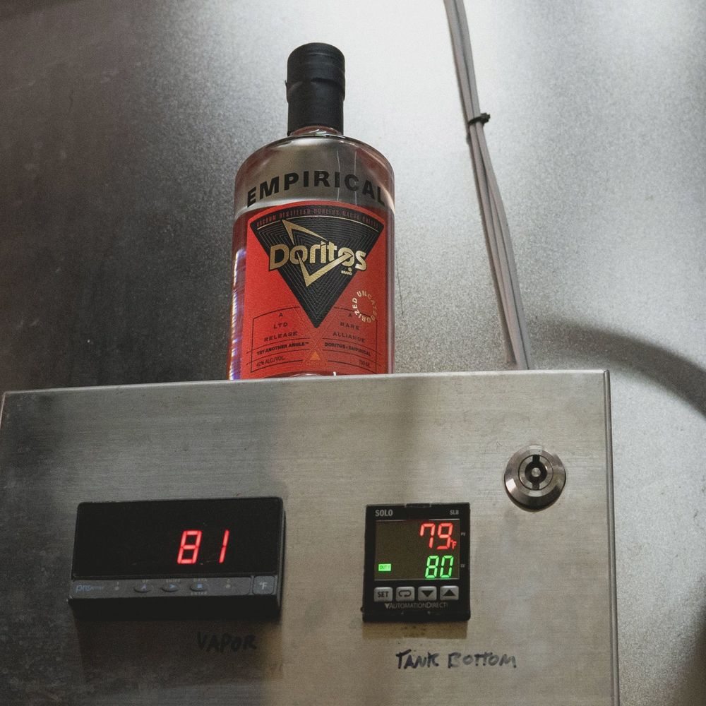 Empirical Vacuum Distilled Doritos Nacho Cheese Spirits