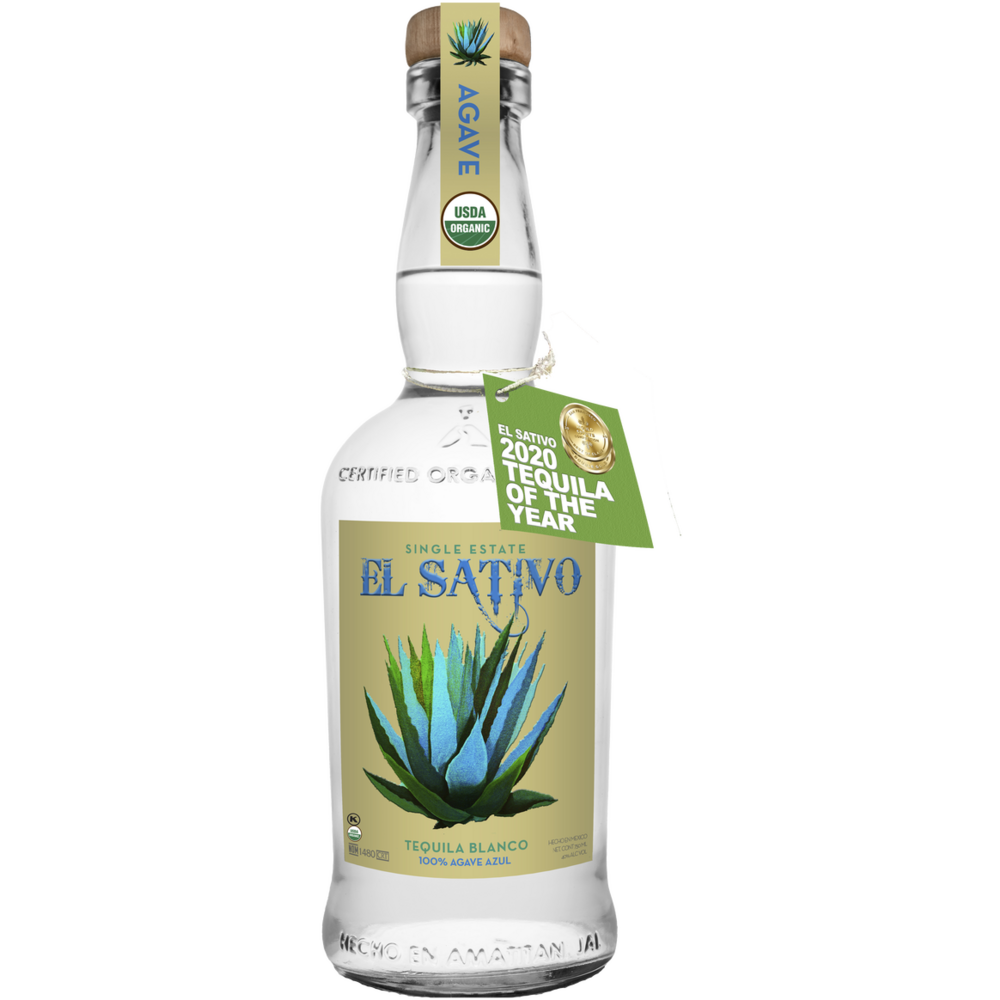 El Sativo Single Estate Blanco Tequila