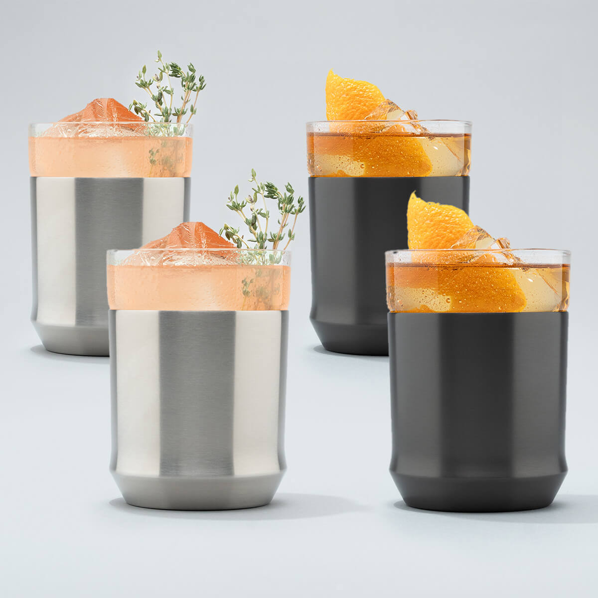 Hybrid Rocks Glass | Set of 4