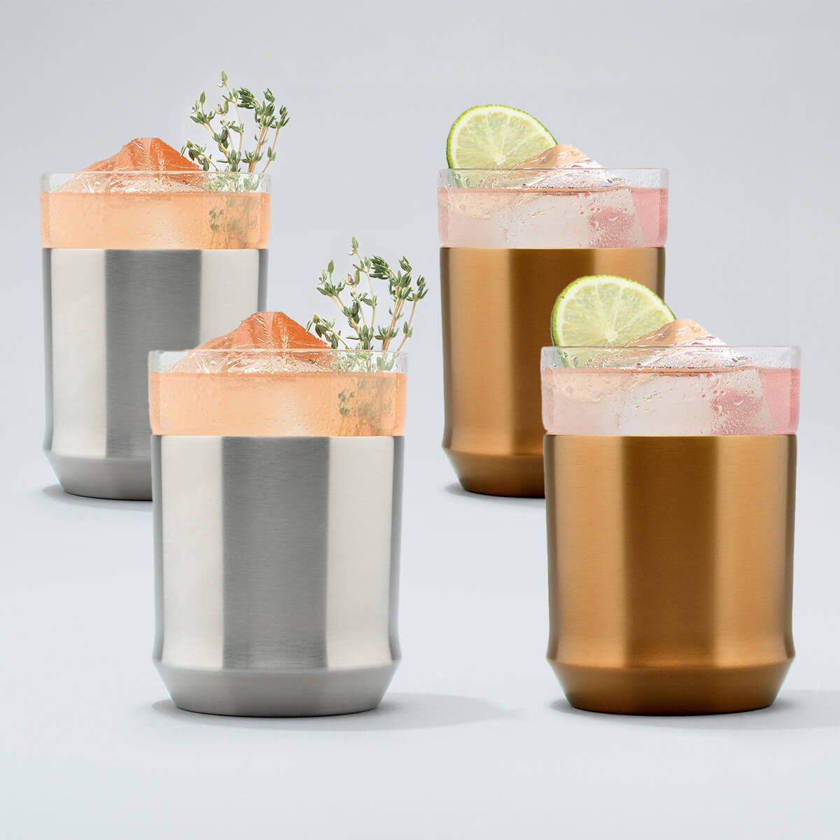 Hybrid Rocks Glass | Set of 4