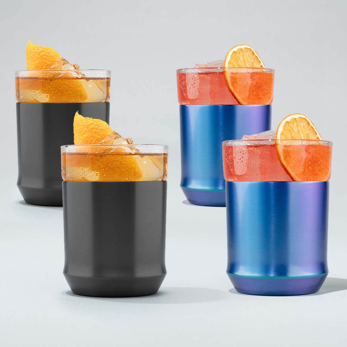 Hybrid Rocks Glass | Set of 4