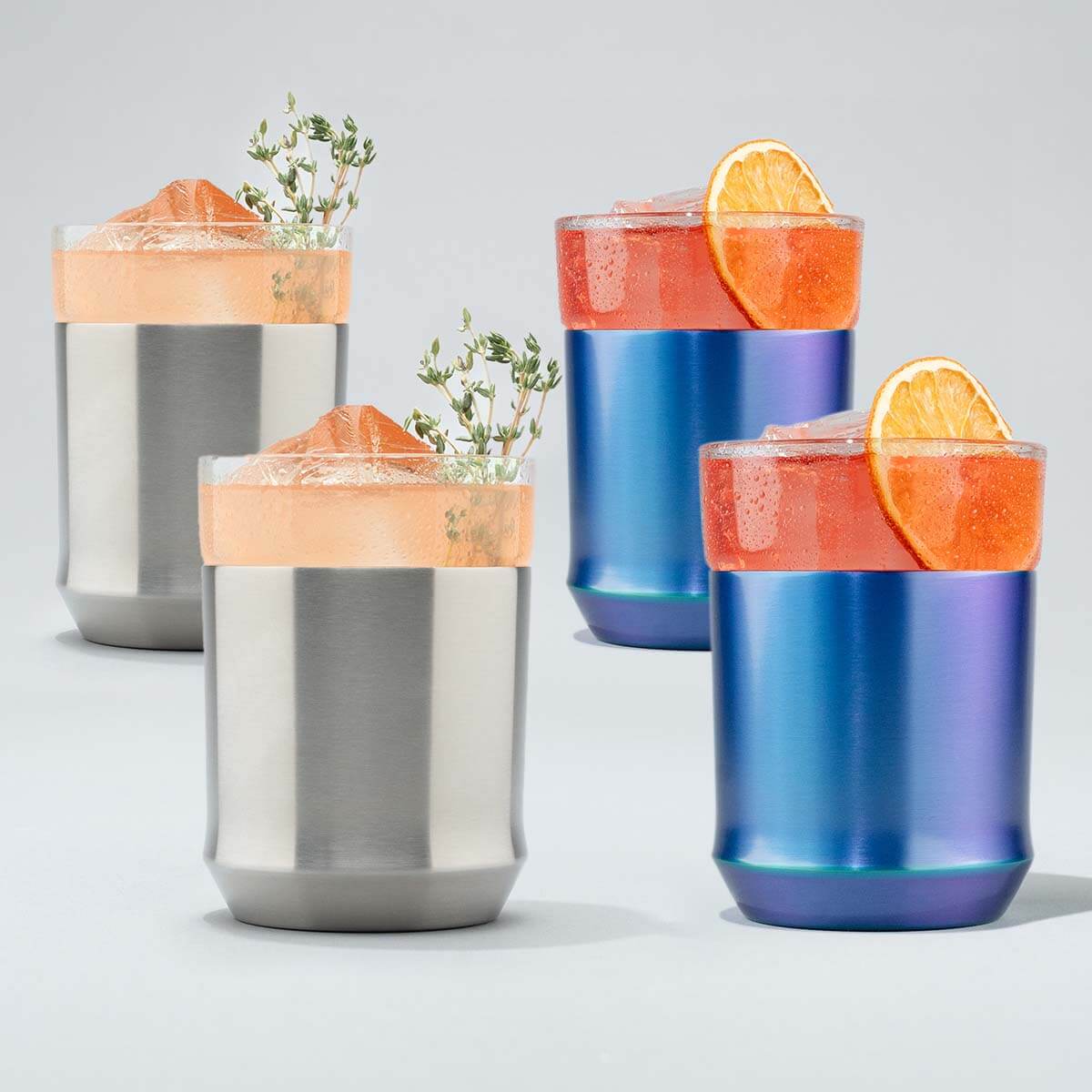Hybrid Rocks Glass | Set of 4