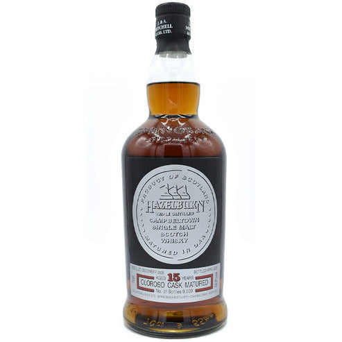 Hazelburn Sherry Wood 15 Year Old Oloroso Cask Matured Scotch Whisky